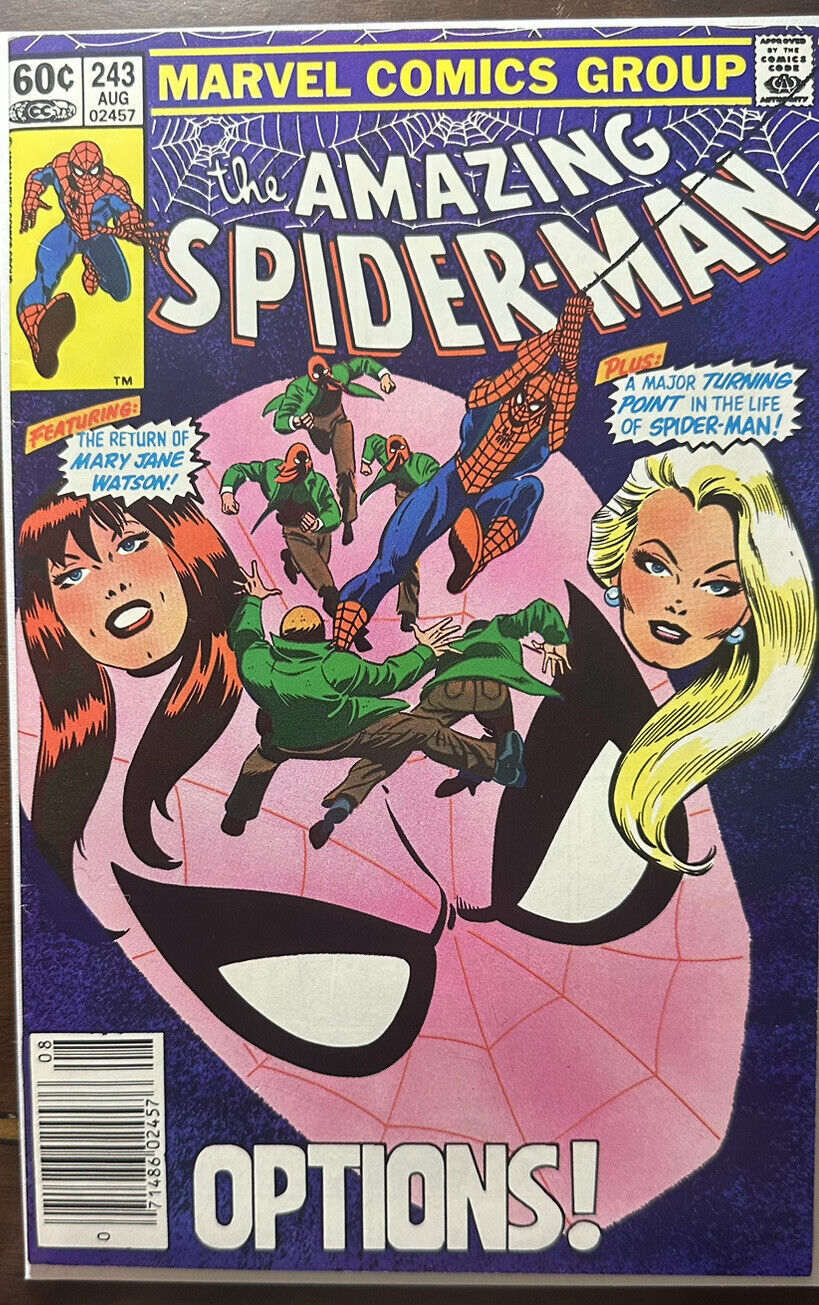 Amazing Spider Man 243 Return Of Mary Jane Vf Comic Books Bronze Age Marvel Spider Man