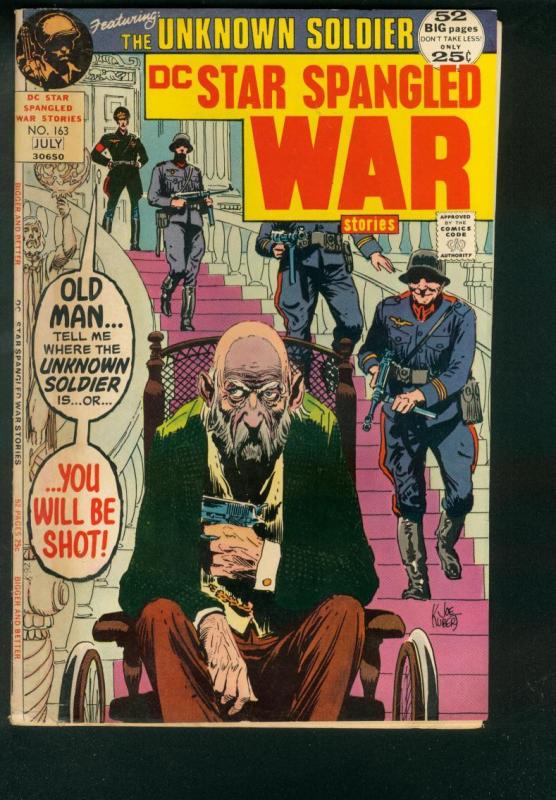 STAR SPANGLED WAR STORIES #163 1971 UNKNOWN SOLDIER VG/FN