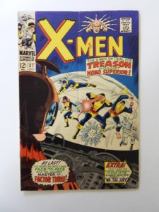 The X-Men #37 (1967) VG- condition subscription crease, moisture damage