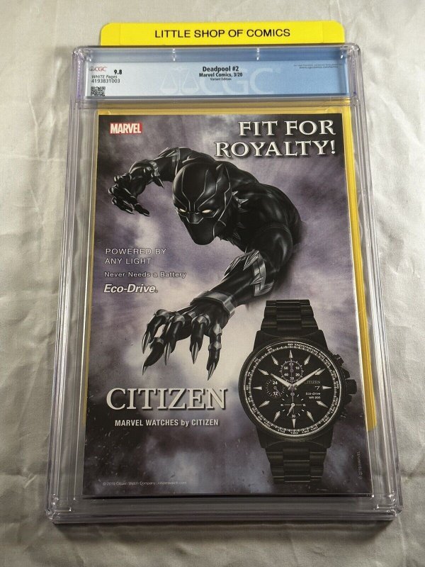 Deadpool #2 (2020) - CGC 9.8 - Andolfo 1:25 Variant - Elsa Bloodstone -