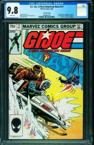 G.I. Joe Real American Hero #11 CGC 9.8 RARE 2nd PRINTING - 2066887023