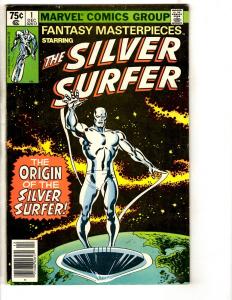 Fantasy Masterpieces # 1 FN Marvel Comic Book Feat. Silver Surfer Reprint J290