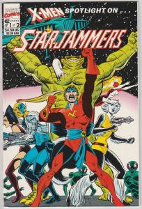 2 X-Men Spotlight on Starjammers Marvel Comic Books # 1 2 Kavanagh Cockrum LH26