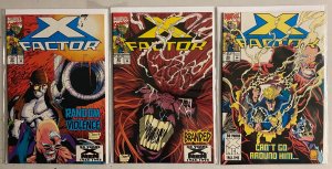 X-Factor lot #21-90 43 diff avg 8.0 (1987-93)