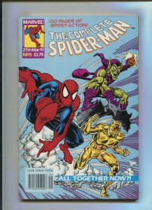 COMPLETE SPIDER-MAN 27TH MARCH (8.0) BRITISH, SAVILIK!! 1991