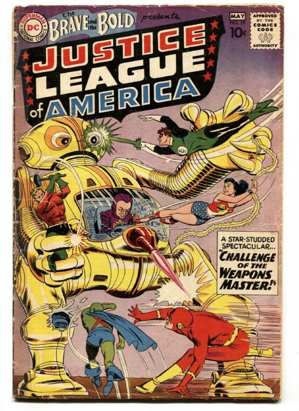 Brave And The Bold #29 2nd Justice League Of America  Aquaman -robot cover 