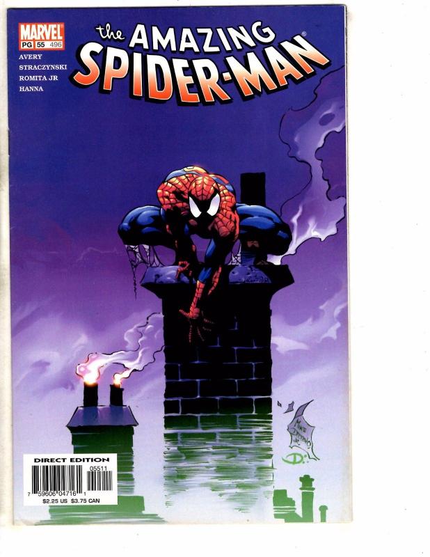 5 Amazing Spider-Man Marvel Comic Books # 495 496 497 498 499 VF-NM Range J268