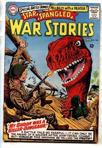 Star Spangled War Stories #124-- 1965-- Dinosaur issue--comic book