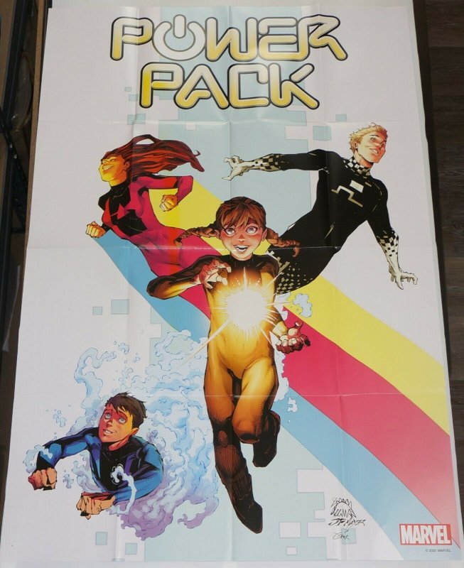 Power Pack poster - 36  x 24 - Marvel Comics promo - Ryan Stegman art 2020 #1