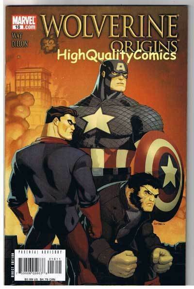 WOLVERINE : ORIGINS #16, NM, Captain America, Dillon, 2006, more in store