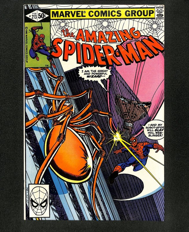 Amazing Spider-Man #213 Wizard Appearance! John Romita Jr. Cover!