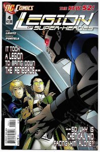 New 52 Legion of Super-Heroes #4 (DC, 2012) VF