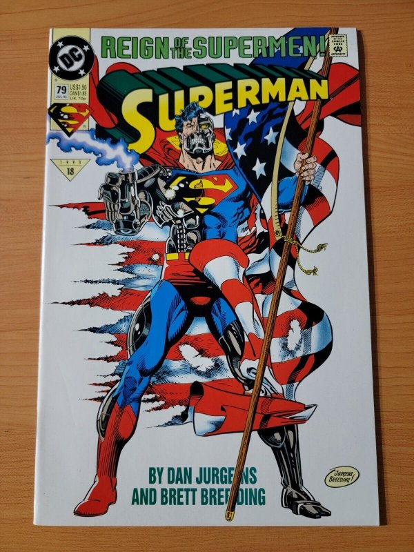 Superman #79 Direct Market Edition ~ NEAR MINT NM ~ 1993 DC Comics