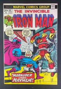 Iron Man (1968) #61 FN+ (6.5) Marauder