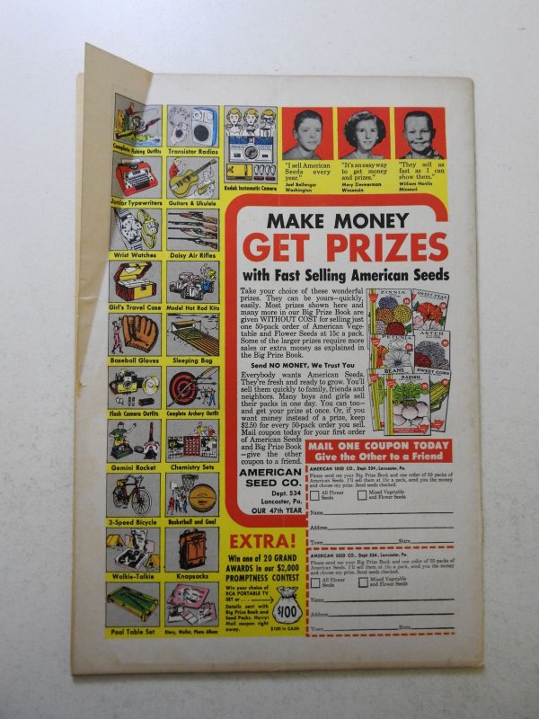 The Flash #151 (1965) VG- Condition cover and 1st wrap detached bottom staple