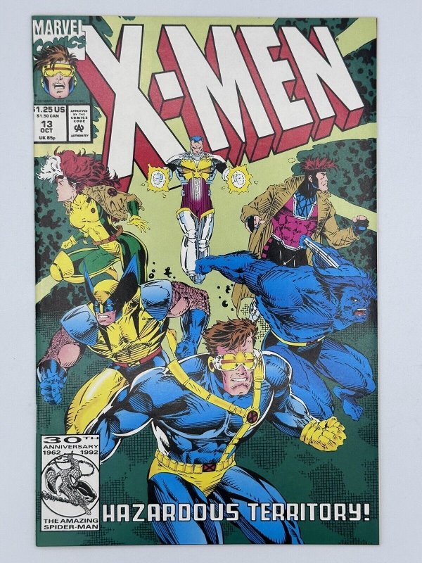 X-Men #13 Oct 1992 Marvel Comics Hazardous Territory! Super Duper Clean Copy