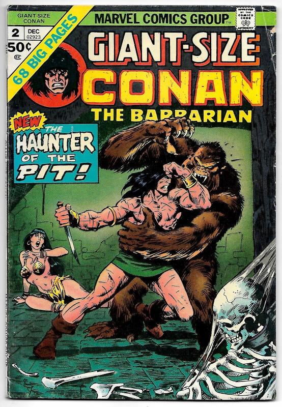 Conan the Barbarian Giant-Size #2 (Marvel, 1974) VG/FN