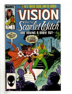 The Vision and the Scarlet Witch #4 (1986) YY5