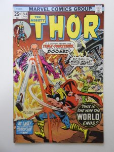 Thor #244 (1976) FN+ Condition! MVS intact!