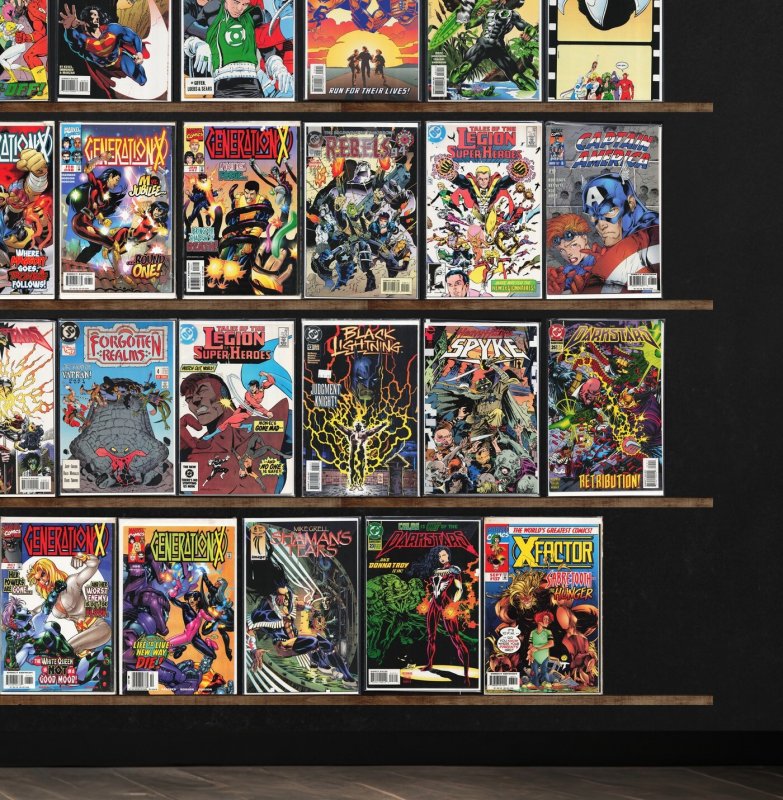 Huge Lot 140+ Comics with Generation X, Justice League America & More!