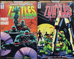 Teenage Mutant Ninja Turtles: URBAN LEGENDS #1-2 NM IDW 2018, HIGH GRADE Cover B