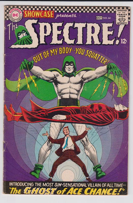 Showcase #64 (Sep-Oct 1966, DC) The Spectre Silver Age Gem!  VG/Fn