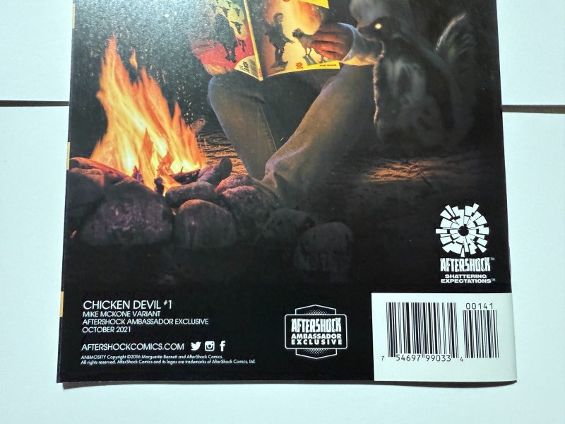 Chicken Devil # 1 NM 1st Print Variant Cover Aftershock Comic Book McKone 4 J392