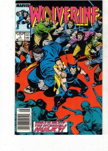 Wolverine #7 (1989) $35.00 PRICE DROP! 1st Mr. Fix It aka Hulk! VF/NM Key Wow!