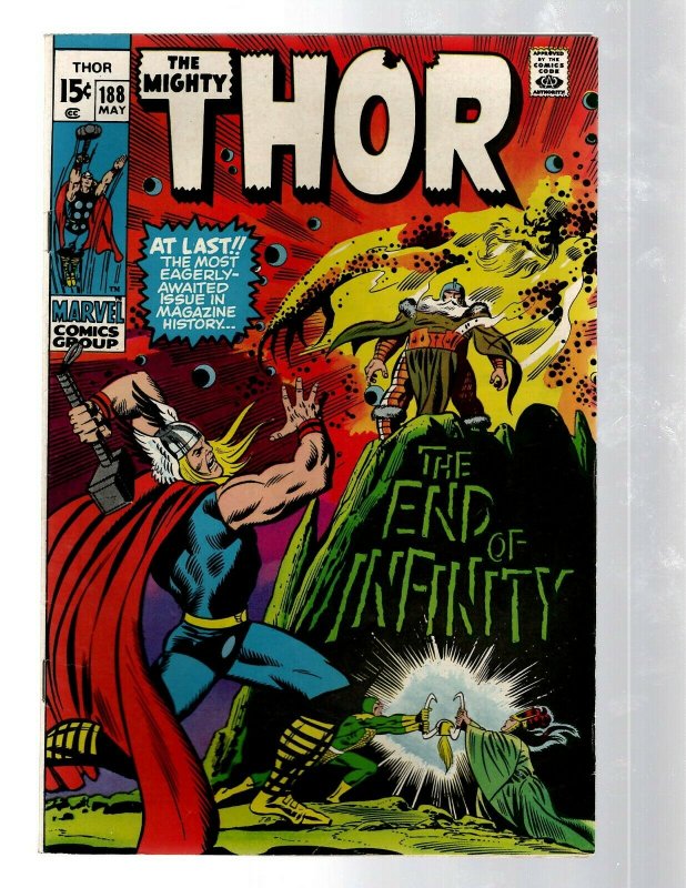 Mighty Thor # 188 VF Marvel Comic Book Loki Odin Asgard Sif Avengers Hulk RB8