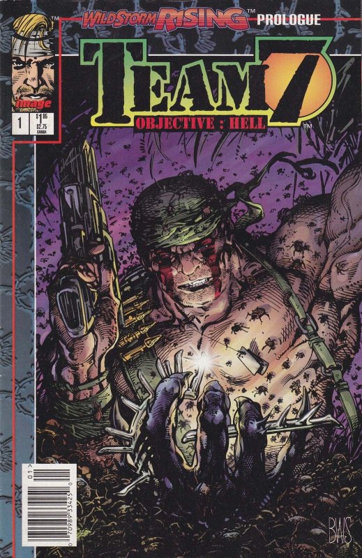 Team 7-Objective: Hell #1 (Newsstand) VG ; Image | low grade comic Wildstorm Ris