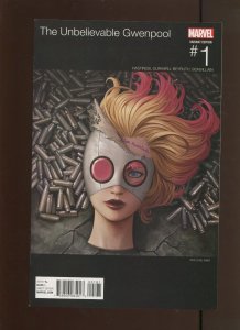 Unbelievable Gwenpool #1 - Skottie Young Hip Hop Variant! (9.0) 2016