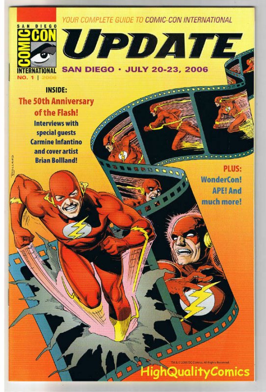 SDCC UPDATE 1 for 2006 NM  Flash Infantino Bolland San Diego Comic Con