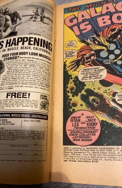 Thor #162 (1969) Ego and Galactus app