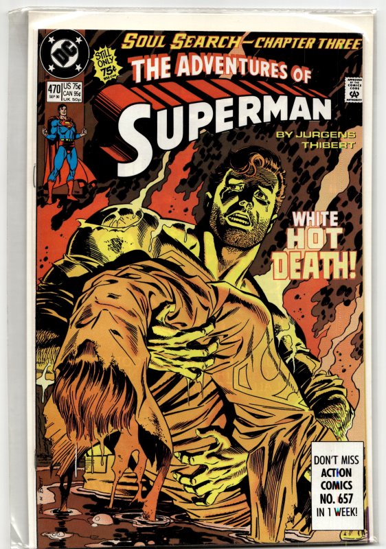 Adventures of Superman #470 (1990) Superman