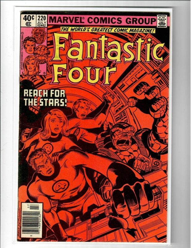 Fantastic Four #220 Newsstand Edition (1980)
