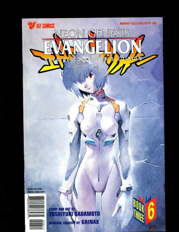 Lot of 13 Comics Evangelion Book Three 1 2 3 4 5 6 Book Four 1 2 3 4 5 6 7 CE3