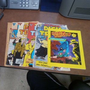Dick Tracy 6 Issue Comic And Book Lot Golden To Modern Age Run Set Collection...