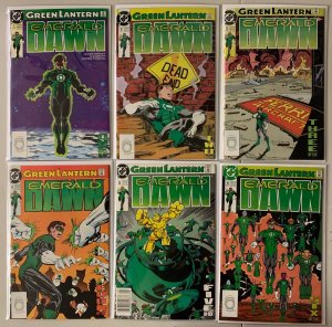 Green Lantern Emerald Dawn set #1-6 DC mixed Direct + Newsstand (FN) (1989-'90)