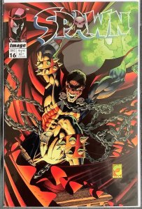 Spawn #16 (1993) 1st Greg Capullo art in series; First app of Anti-Spawn. NM-