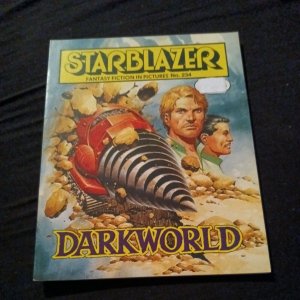 STARBLAZER Space fiction Adventure in Pictures #234 darkworld 1989