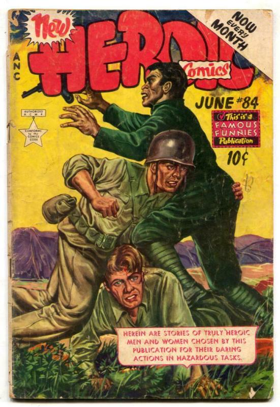 Heroic Comics #84 1953- Golden Age War G