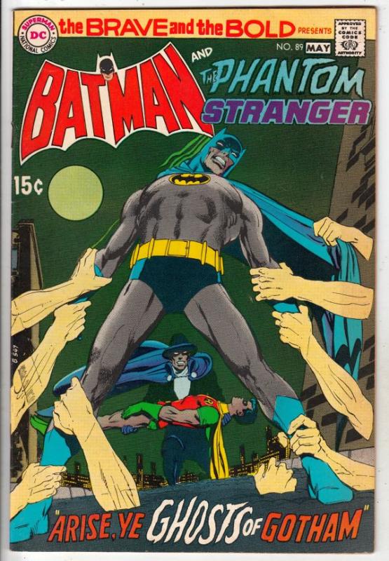 Brave and the Bold, The #89 (May-70) FN/VF Mid-High-Grade Batman, Phantom Str...