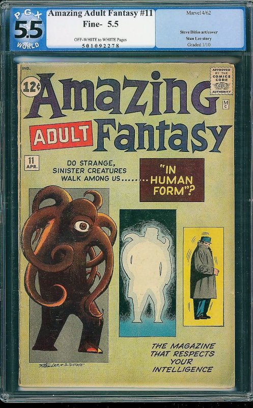 Amazing Adult Fantasy #11 (Marvel, 1962) PGX 5.5