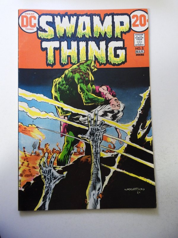 Swamp Thing #3 (1973) FN/VF Condition