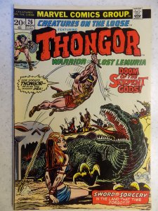 CREATURES ON THE LOOSE # 26 MARVEL FANTASY THONGOR BARBARIAN SWORD SAVAGE