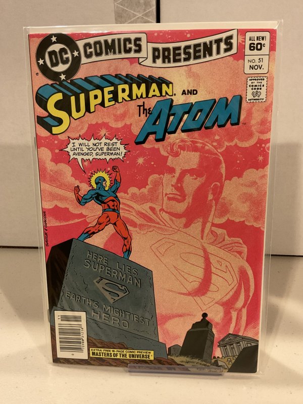 DC Comics Presents #51 1982  Superman! Atom! Masters of the Universe Preview!