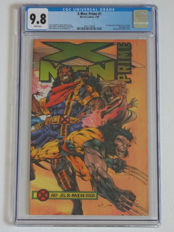 X-Men Prime #1 CGC 9.8; Chromium cover!! 1st appearance of adult Marrow!!