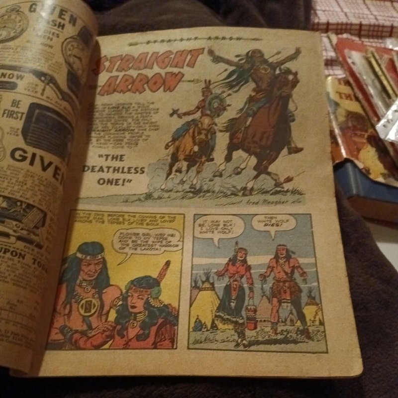 Straight Arrow - Comic Book - Issue # 25, Volume 1, Jul-Aug. 1952 -Magazine Ent.