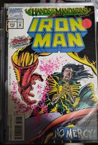 IRON MAN  # 312 1994  MARVEL DISNEY WAR MACHINE  HANDS OF THE MANDARIN