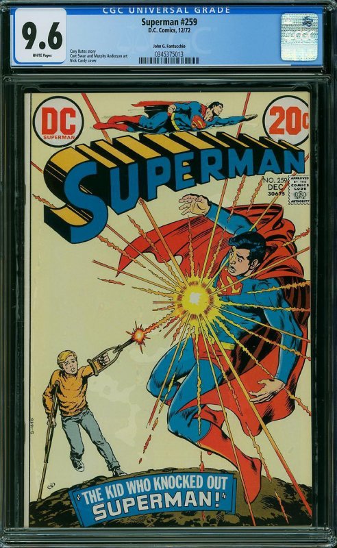 Superman #259 (1972) CGC 9.6 NM+